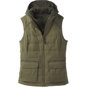 prAna Women's Cargo Green Halle Insulated Vest - XS